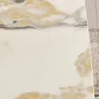 Fester Tisch 210x110 cm mit Keramikplatte in Marmoroptik - Tano Viadurini