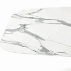 Fester Barrel-Tisch mit Laminatplatte, hergestellt in Italien – Settimmio Viadurini