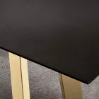 Fester Esstisch mit furnierter Holzplatte Made in Italy - Tecna Viadurini