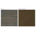 Fester Wohnzimmertisch aus Massivholz mit zentralem Sockel – Luuk Viadurini