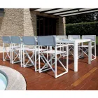 Gartentisch ausziehbar auf 240 cm mit Aluminiumstruktur - Geoffroy Viadurini