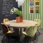 in gebürstetem Eichentisch mit Wachsfinish Andy Viadurini