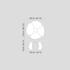 in gebürstetem Eichentisch mit Wachsfinish Andy Viadurini