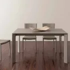 Terni ausziehbarer Glaskeramiktisch bis 240 cm Viadurini