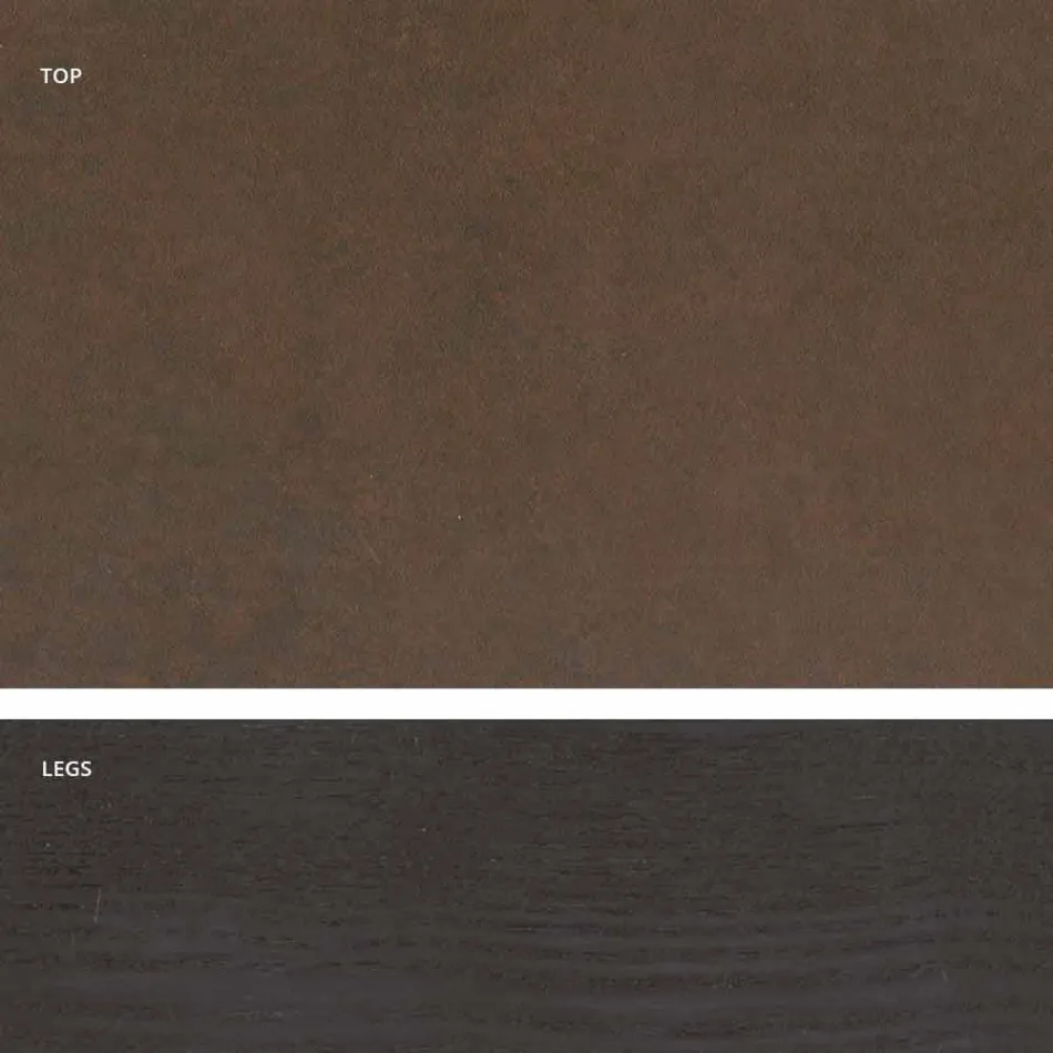 Glaskeramiktisch des modernen Designs hergestellt in Italien, Egisto Viadurini