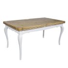 Ausziehbarer Indoor-Tisch aus Tanne mit geformten Ecken Made in Italy - Faramir Viadurini