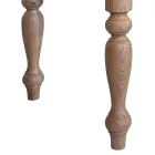 Indoor-Tisch mit Platte und Beinen aus Eiche Made in Italy - Geolier Viadurini