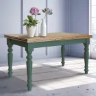 Ausziehbarer Wohnzimmertisch aus nordischer Tanne Made in Italy - Benidorm Viadurini