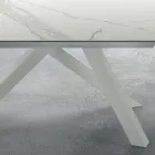 Moderner ausziehbarer Tisch bis 278 cm aus Keramik, hergestellt in Italien – Settimmio Viadurini