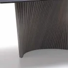 Moderner Tisch mit Steinzeugplatte in Marmoroptik, hergestellt in Italien, Adrano Viadurini