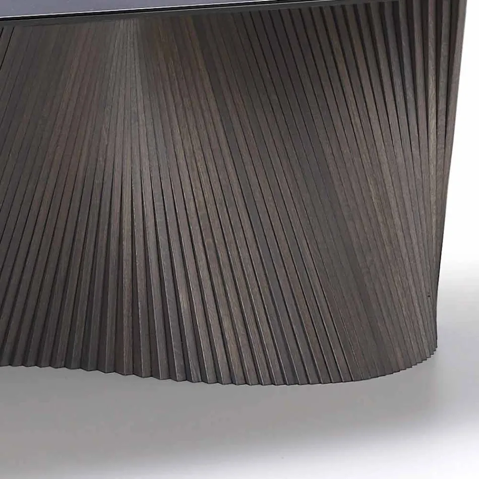 Moderner Tisch mit Steinzeugplatte in Marmoroptik, hergestellt in Italien, Adrano Viadurini