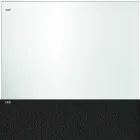 Tischplatte aus extra klarem Glas und Metallbeinen 3 Ausführungen 4 Größen - Speck Viadurini