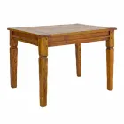 Ausziehbarer Esstisch Bis zu 290 cm in Massivholz Homemotion - Carbo Viadurini