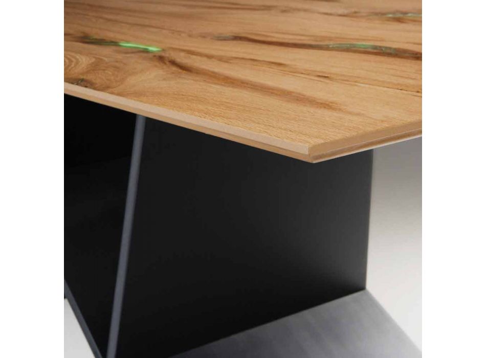 Ausziehbarer Esstisch Bis zu 294 cm Made in Italy Wood Design - Cirio Viadurini