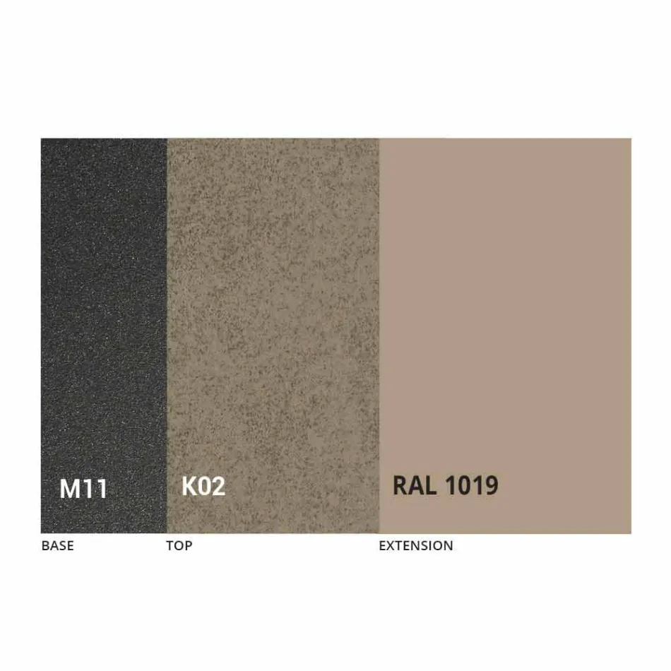 Ausziehbarer Esstisch Keramikplatte bis zu 2,8 m Made in Italy - Paoluccio Viadurini