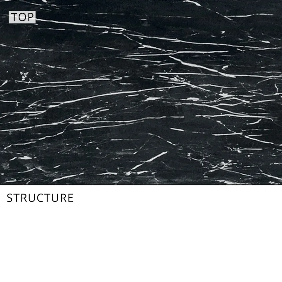 Garten-Esstisch aus Aluminium und HPL oder Gres, verschiedene Ausführungen – Filomena Viadurini