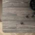 Feststehender Esstisch aus Metall und geschichtetem HPL Made in Italy - Bastiano Viadurini