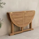 Klappbarer Gartentisch aus Teak - Yggdrasil Viadurini