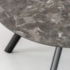 Runder Tisch ausziehbar auf 170 cm aus geschichtetem HPL - Convivio Viadurini