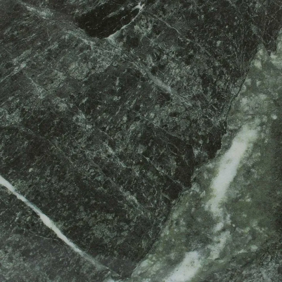 Runder Gartentisch aus grüner Keramik Frankreich Made in Italy - Pegaso Viadurini