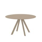 Runder Gartentisch aus verzinktem Stahl Made in Italy - Brienne Viadurini