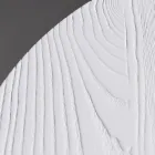 Runder Esstisch aus eschenfurniertem Sperrholz - Libra Viadurini