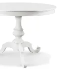 Runder ausziehbarer Wohnzimmertisch aus Holz, hergestellt in Italien – Vittoria Viadurini