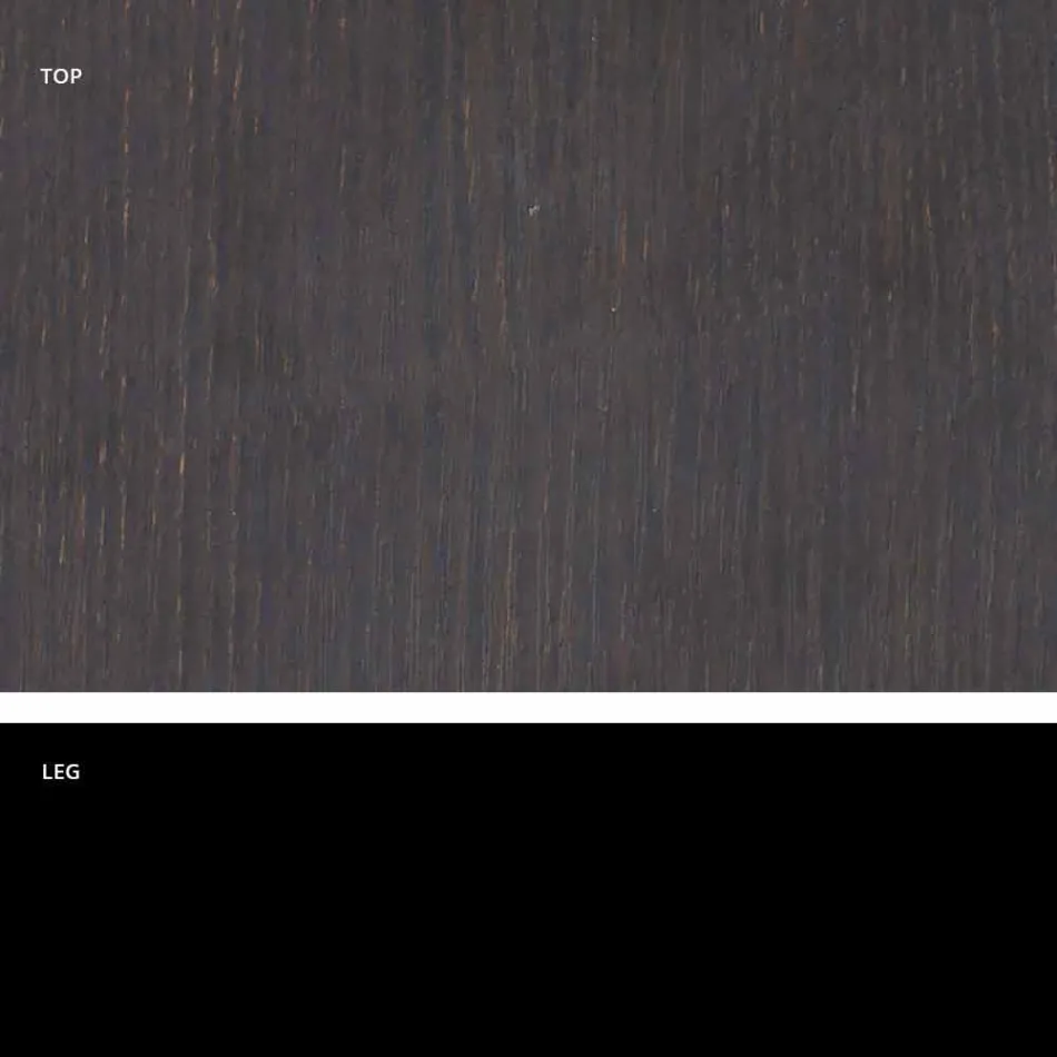 Runder Tisch im klassischen Design mit Platte aus Ø140 und HPL - 19. Jahrhundert von Slide Viadurini