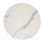 Runder Tisch im klassischen Design mit Platte aus Ø140 und HPL - 19. Jahrhundert von Slide Viadurini