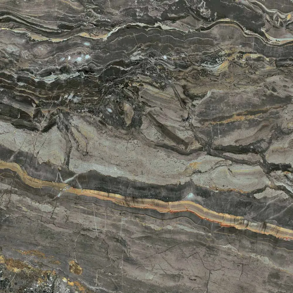 Fester runder Tisch mit Keramikplatte, hergestellt in Italien – Schere Viadurini