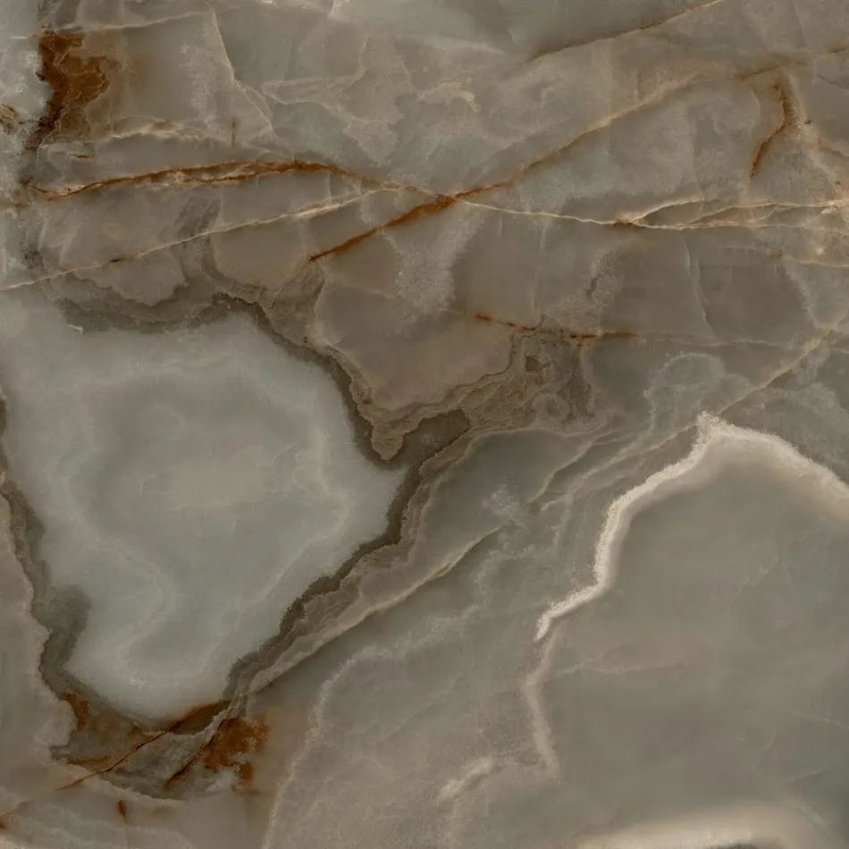 Fester runder Tisch aus Keramik und Stahl, hergestellt in Italien – Schere Viadurini