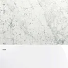 Moderner runder Tisch aus Carrara-Marmor und Marquinia, hergestellt in Italien – Dollars Viadurini