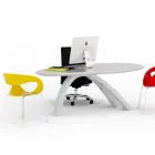 Tisch / Schreibtisch mit Designer-Büro Jatz II made in Italy Viadurini