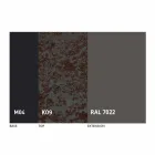 Runder Esstisch ausziehbar bis 165 cm mit Keramikplatte - Pistolero Viadurini