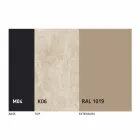 Runder Esstisch ausziehbar bis 165 cm mit Keramikplatte - Pistolero Viadurini