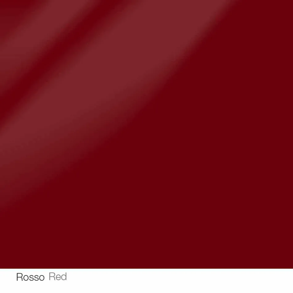 Runder Designtisch d.120 Kristallplatte made in Italy Cristal Viadurini