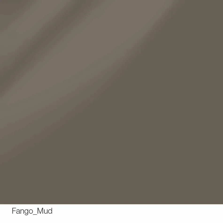 Runder Designtisch d.120 Kristallplatte made in Italy Cristal Viadurini