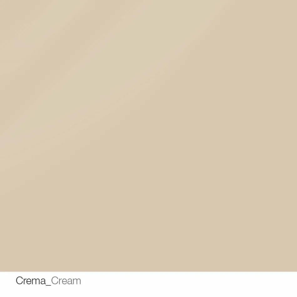 Runder Designtisch d.160 Kristallplatte made in Italy Cristal Viadurini