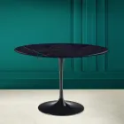 Tulpentisch Eero Saarinen H 73 aus Keramik Noir Laurent Made in Italy - Scharlachrot Viadurini