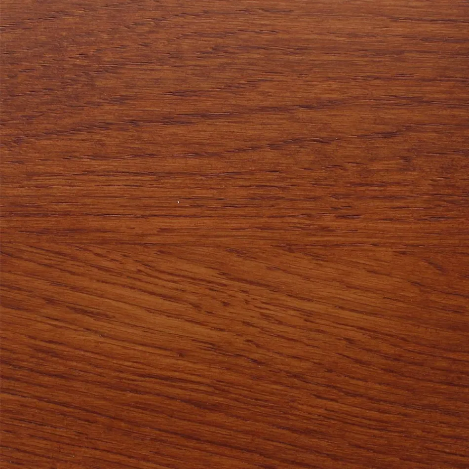 Tulpentisch Eero Saarinen H 73 Oval in Kirsche gebeizt Eiche Made in Italy - Scharlachrot Viadurini