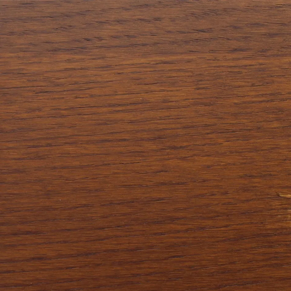 Eero Saarinen Tulip Tisch H 73 Rund in Eiche dunkel Nussbaum gebeizt Made in Italy - Scharlachrot Viadurini