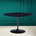 Tulpentisch Saarinen H 73 Rund Keramik Noir Laurent Made in Italy - Scharlachrot