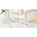 Teetassen aus weißem Porzellan 6 Stück Shabby Design - Rafiki Viadurini