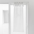 Vorhang mit Leinengaze und weißem Organza von elegantem Design - Tapioka