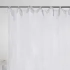 Vorhang aus weißem oder hellem Retro-Leinen und Organza mit luxuriösen Bändern – Karnak Viadurini