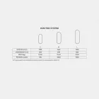 Termoarredo elektrisches Design Brian gehärtetes Glas, hergestellt in Italien Viadurini