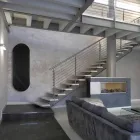 Termoarredo elektrisches Design Brian gehärtetes Glas, hergestellt in Italien Viadurini