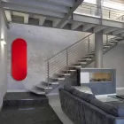 Termoarredo elektrisches Design Brian gehärtetes Glas, hergestellt in Italien Viadurini