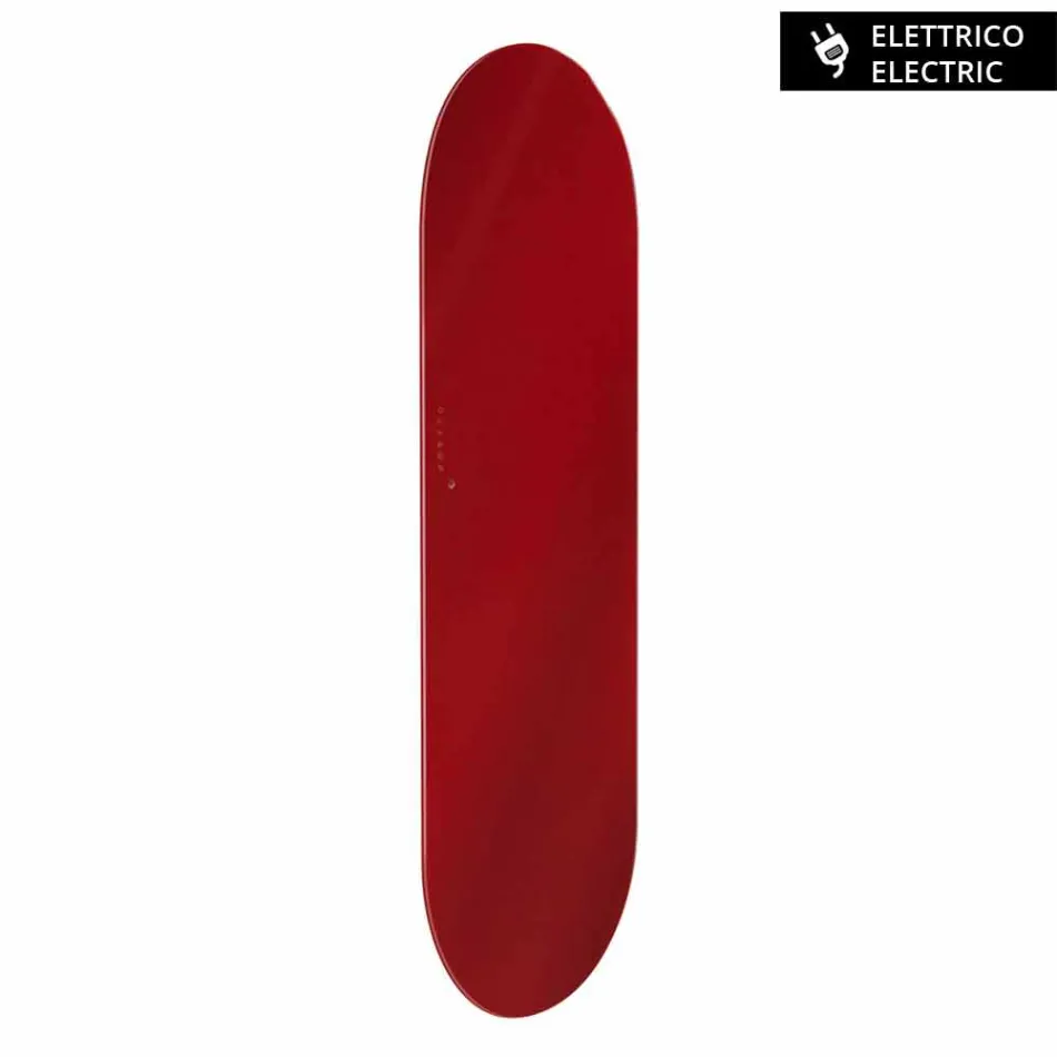 Termoarredo elektrisches Design Brian gehärtetes Glas, hergestellt in Italien Viadurini