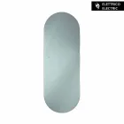 Termoarredo elektrisches Design Brian gehärtetes Glas, hergestellt in Italien Viadurini